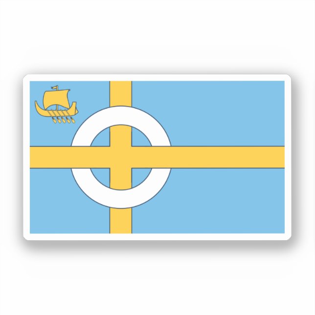 Flag of the Isle of Skye, SCOTLAND Sticker (Front)