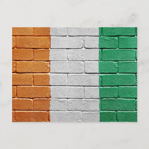 Flag of the Ivory coast Postcard