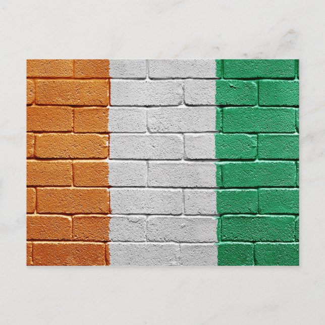 Flag of the Ivory coast Postcard (Front)