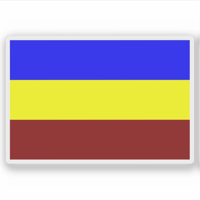 Flag of the Kingdom of Busoga, Uganda Sticker (Front)