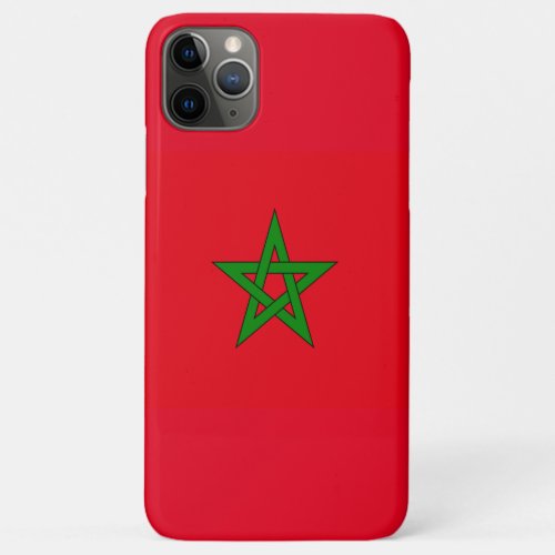 Flag Of The Kingdom Of Morocco Drapeau du Maroc KM iPhone 11 Pro Max Case
