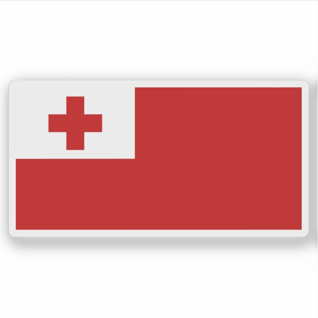 Flag of the Kingdom of Tonga Sticker (Front)