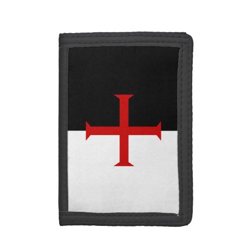 Flag of the Knights Templar Tri_fold Wallet
