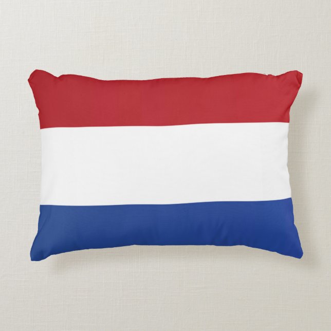 Flag of the Netherlands Accent Pillow (Front)