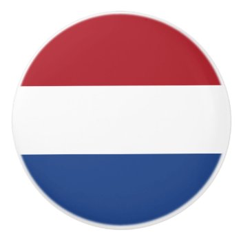 Flag Of The Netherlands Ceramic Knob by kfleming1986 at Zazzle