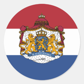 Flag of the Netherlands Coat of Arms Stickers