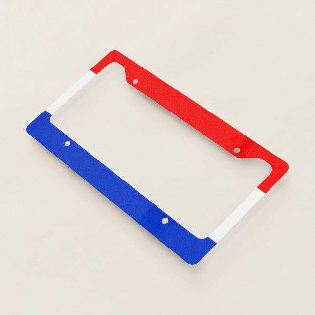 Flag of the Netherlands License Plate Frame (3/4)