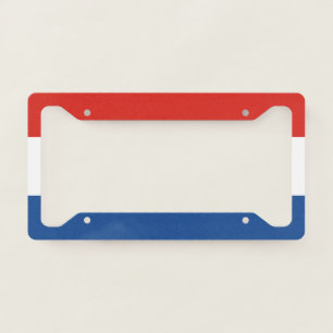Flag of the Netherlands License Plate Frame