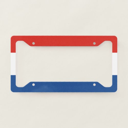 Flag of the Netherlands License Plate Frame