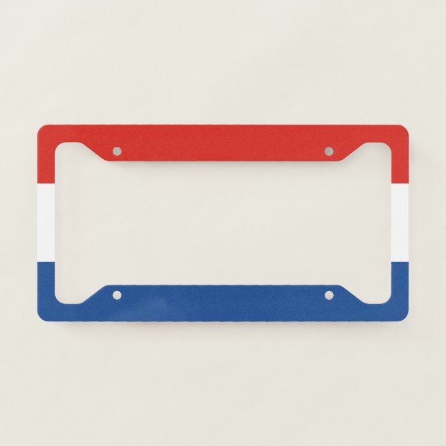 Flag of the Netherlands License Plate Frame (Front)