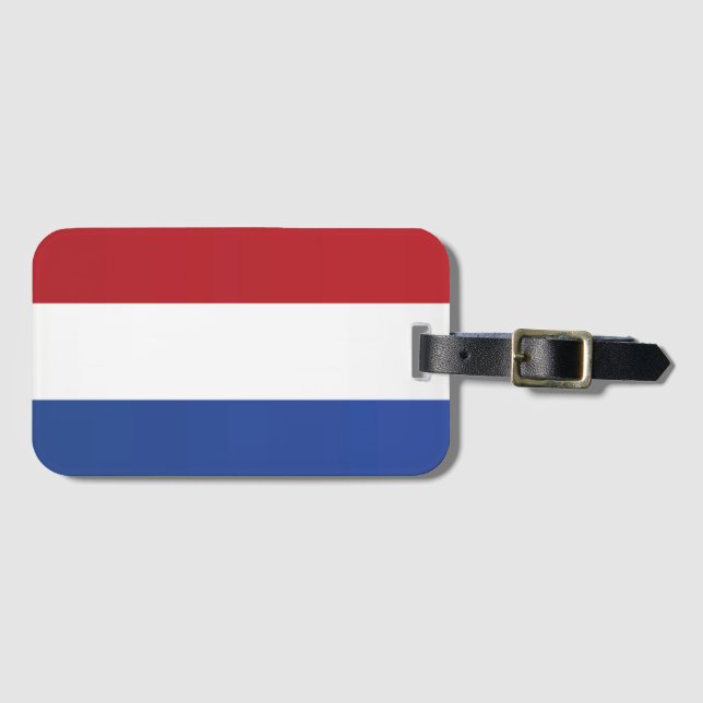 Flag of the Netherlands Luggage Tag (Front Horizontal)
