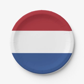 Flag Of The Netherlands Paper Plates by kfleming1986 at Zazzle