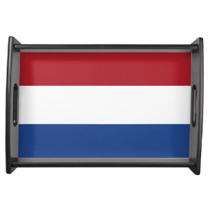 Flag of the Netherlands Serving Tray