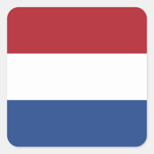 Flag of the Netherlands Square Sticker