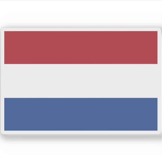 Flag of the Netherlands Sticker (Front)