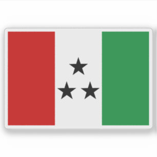 Flag of the Ngäbe people, Central America Sticker
