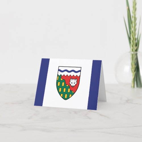 Flag of the Northwest Territories Card