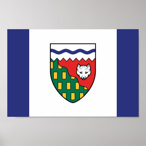 Flag of the Northwest Territories Poster