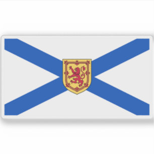 Flag of the Nova Scotia province, Canada Sticker