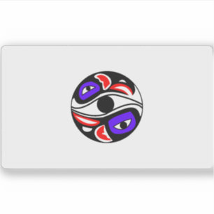 Flag of the Organized Village of Kake, USA Sticker