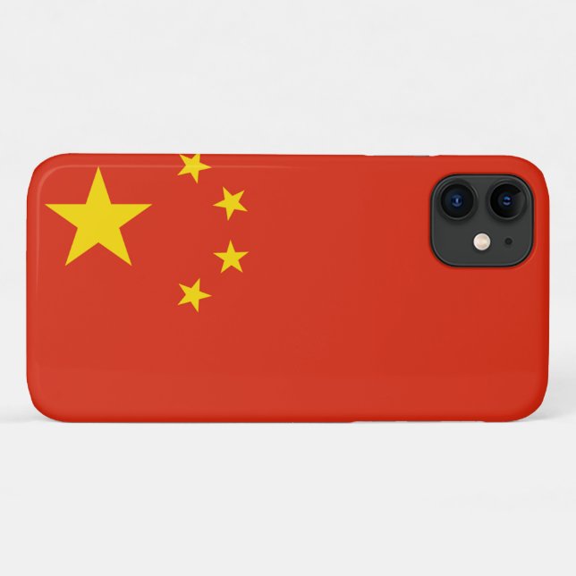 Flag of the Peoples Republic of China Case-Mate iPhone Case (Back (Horizontal))
