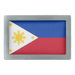 Flag of the Philippines Belt Buckle