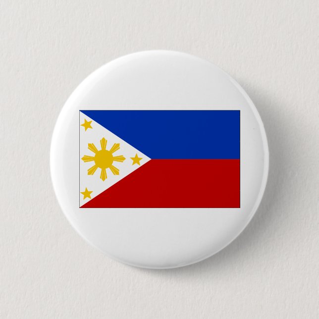 Flag of the Philippines Button (Front)