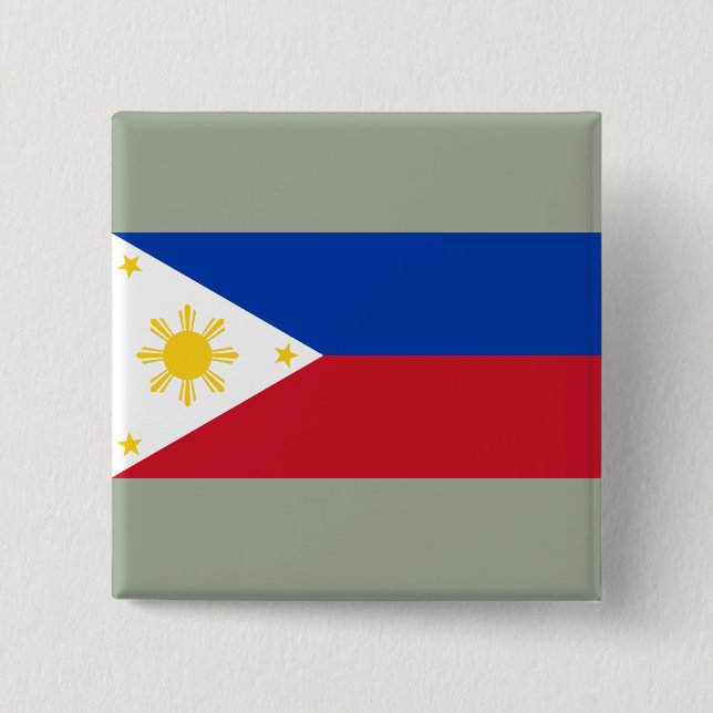 Flag of the Philippines Button (Front)