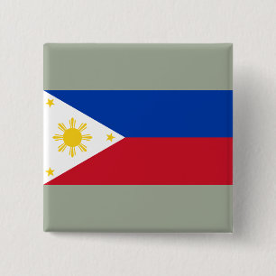 Flag of the Philippines Button