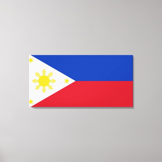 Flag of the Philippines Canvas Print (Front)
