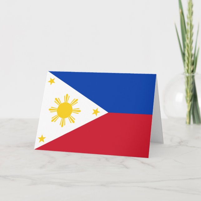 Flag of the Philippines Card (Front)