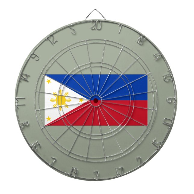 Flag of the Philippines Dart Board (Front)