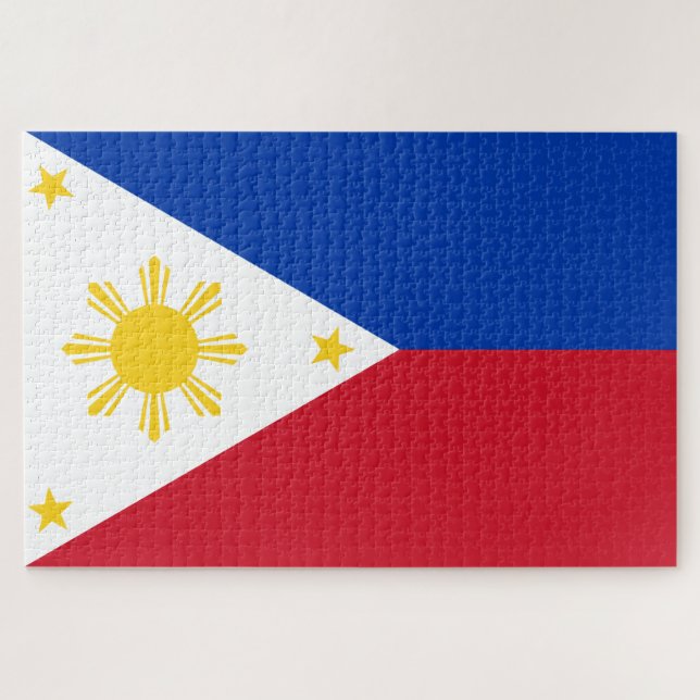 Flag of the Philippines Jigsaw Puzzle (Horizontal)