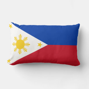 Flag of the Philippines Lumbar Pillow