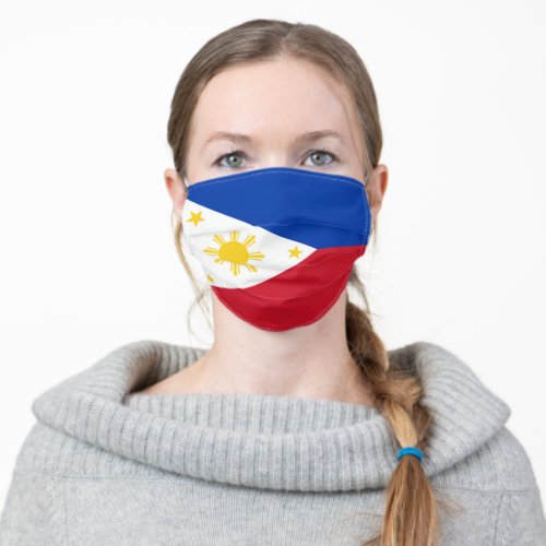 Flag of the Philippines Pinoy pride Filipino Adult Cloth Face Mask