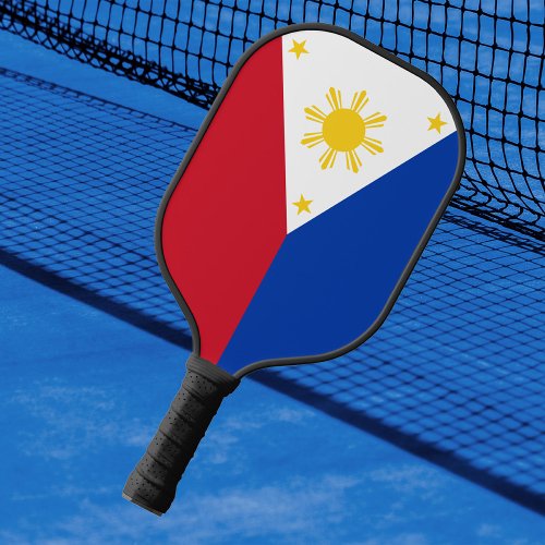 Flag of the Philippines Pinoy Pride Filipino Pickleball Paddle
