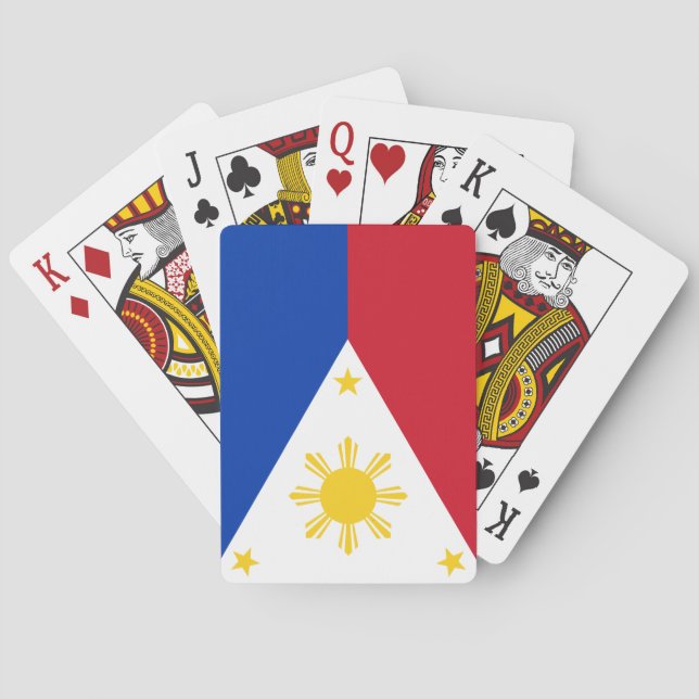 Flag of the Philippines Poker Cards (Back)