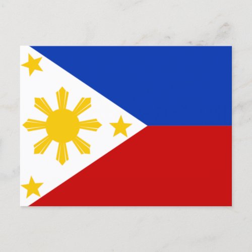 Flag of the Philippines Postcard