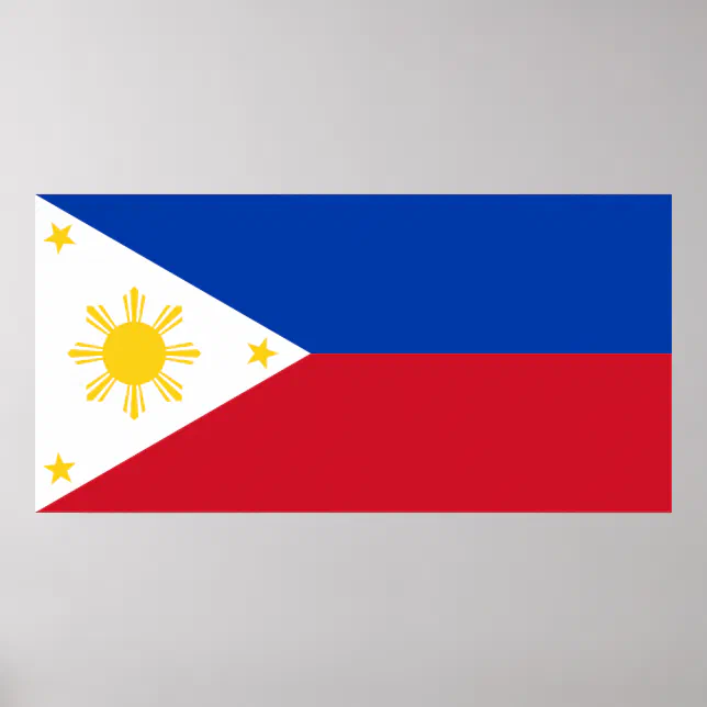 Flag of the Philippines Poster | Zazzle