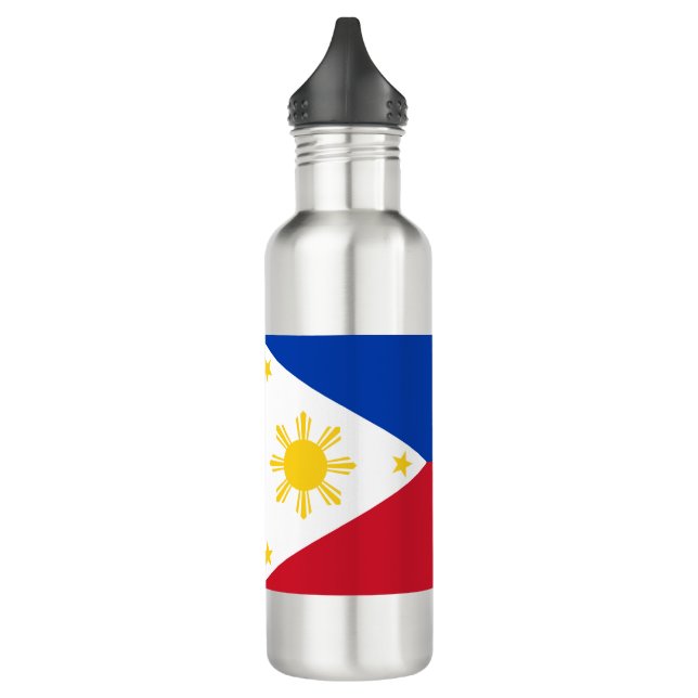 Flag of the Philippines Stainless Steel Water Bottle (Left)