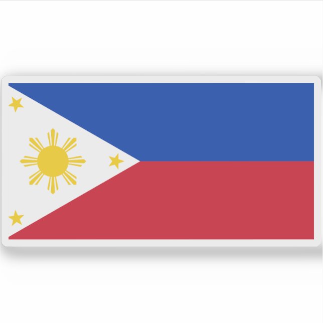 Flag of the Philippines  Sticker (Front)