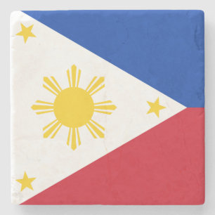 Flag of the Philippines Stone Coaster