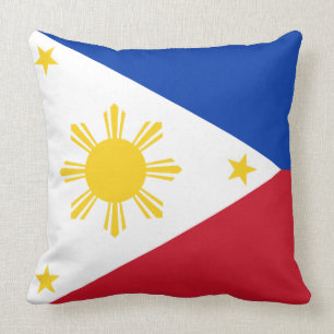 Flag of the Philippines Throw Pillow