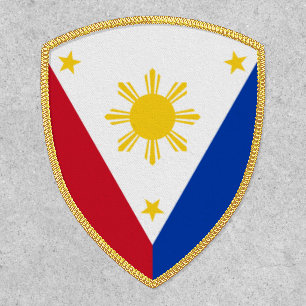 Flag of the Philippines - vertical Patch