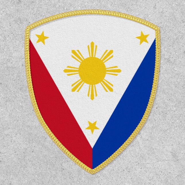 Flag of the Philippines - vertical Patch (Front)