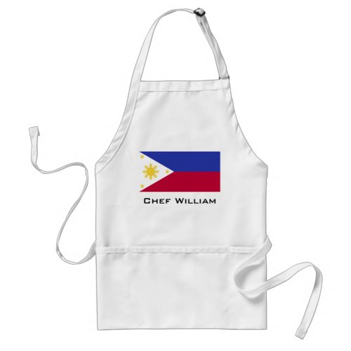 Flag of the Phillipines Adult Apron
