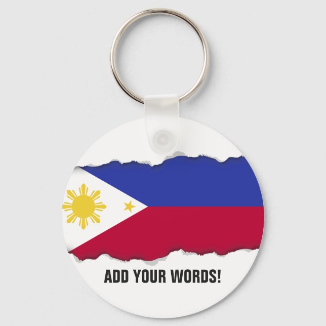 Flag of the Phillipines Keychain (Front)
