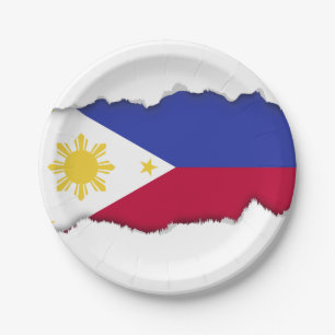 Flag of the Phillipines Paper Plates