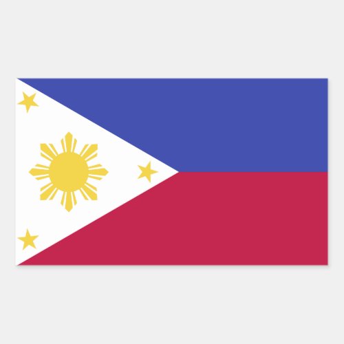 Flag of the Phillipines Rectangular Sticker