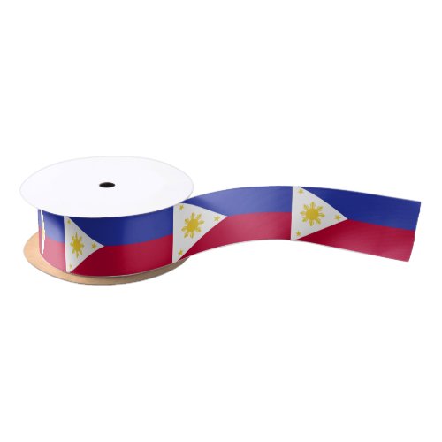 Flag of the Phillipines Satin Ribbon